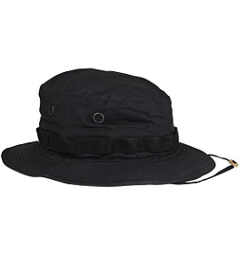 GT POLYESTER BOONIE HAT ブラック　新品未使用 Buy Black 100% Cotton Ripstop Boonie Hats at Army Surplus World