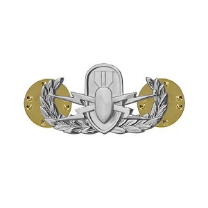 Patch Tactique EOD Multicam Explosive Ordnance Disposal - Cordura Fastener 8,5x5cm