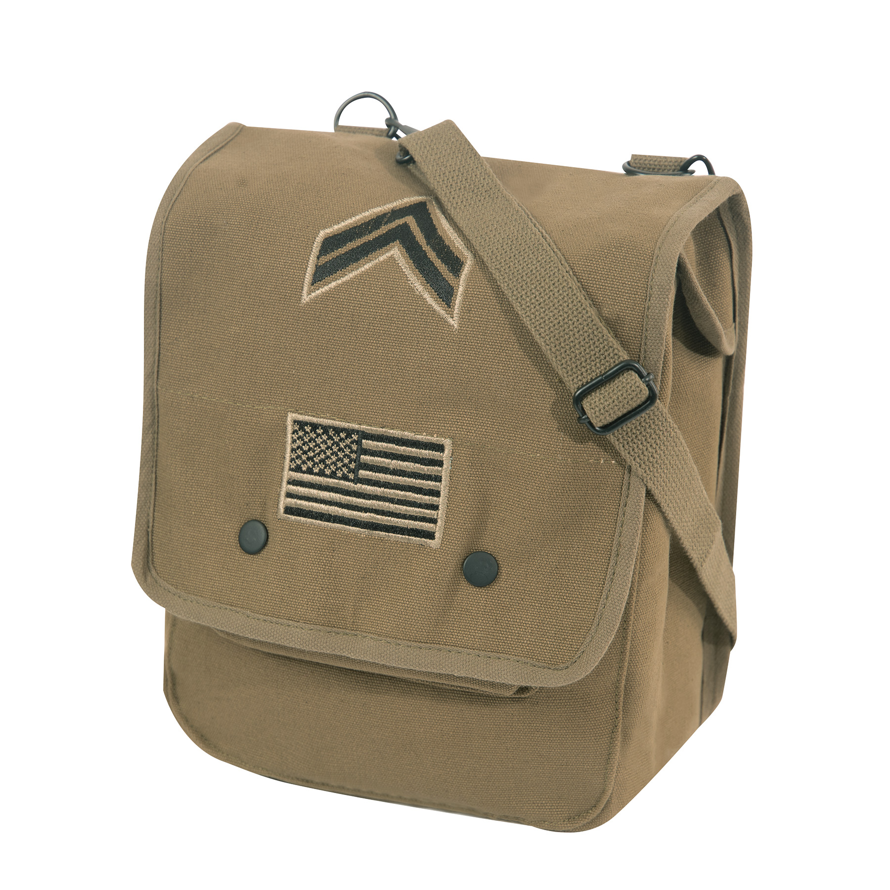 Buy Canvas Map Case Shoulder Bag w/ Military Patches at Army