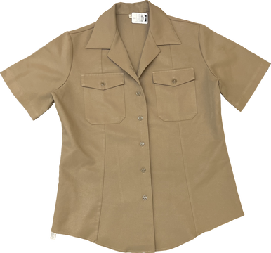 NAVY Women's Shirt - Khaki Poly Wool