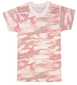 Buy Kids Soft Pink Camo T-Shirts at Army Surplus World