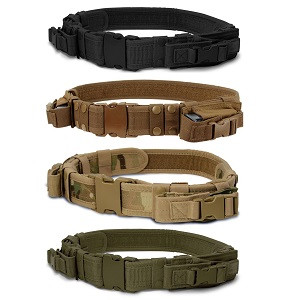 Condor Tactical Pistol Duty Nylon Belt with Pistol Mag Pouches at