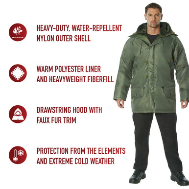 ジャケット・アウター PARKA EXTREME COLD WEATHER 6043871 Small PARKA EXTREME COLD WEATHER 6043871 Small