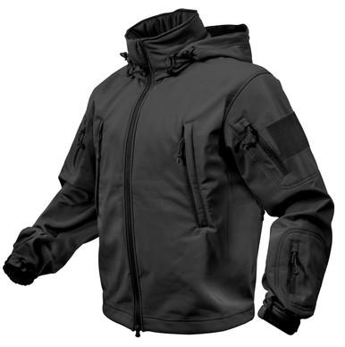 Buy Black Tactical Soft Shell Jacket at Army Surplus World