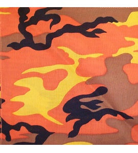Desert Camo Bandana - 22 X 22, 12 Pieces