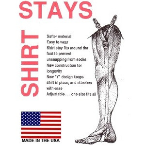 shirt stay tension guide office worker field technician