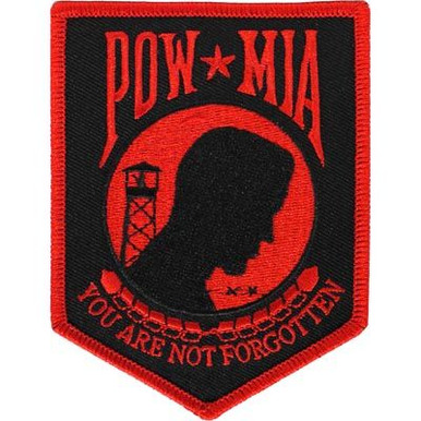 Patch POW MIA US Army - Ricamo Prigionieri Di Guerra / Dispersi - Insignia Militare Vintage