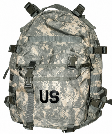 acu backpack us army kids U.S. Assault Pack Backpack MOLLE II ACU used