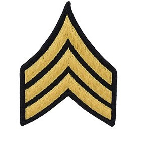 army dress blue patches Army Dress Blue (Gold on Blue) Enlisted Rank