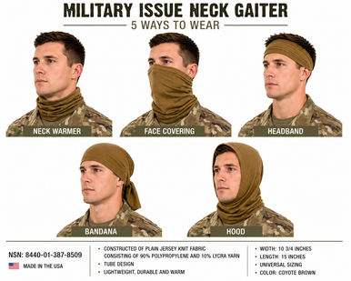Army Neck Gaiters & Camo Balaclavas
