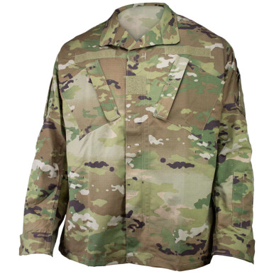 Veste Camouflage Militaire US Army - Taille Medium-XX Short, 100% Coton, Occasion