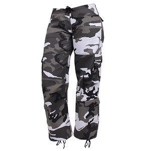 Womens City Camo Cargo Pants - Army Surplus World display picture 1