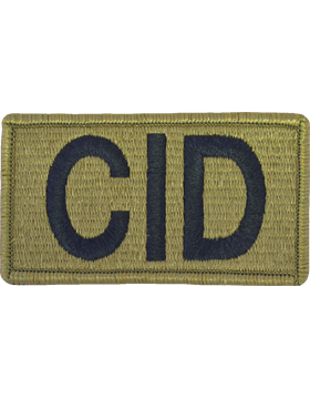 Criminal Investigation Division (CID) Scorpion Patch with Fastener