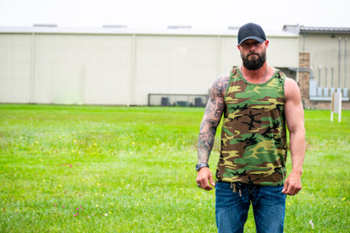 Army Tank Tops - Men's Digital Camo Tank Tops