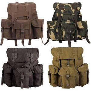 ざあーす　theArth　生ズリARMYバッグ　べーじゅ Buy GI Style Heavyweight Small Canvas ALICE Pack at Army Surplus World