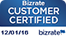 Bizrate Customer Certified