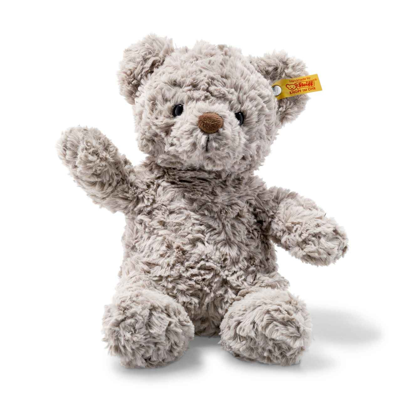 STEIFF Honey teddy bear EAN 113420 28cm Grey soft toy Plush gift New 