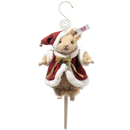 Santa Mouse Holiday Ornament, 5 Inches, EAN 007262
