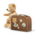 Fynn Teddy Bear In Suitcase EAN 111471 - Side view