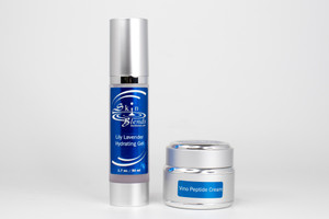 Lily Lavender Hydrating Gel & Vino Peptide Moisturizer Lily Lavender Hydrating Gel & Vino Peptide Moisturizer
