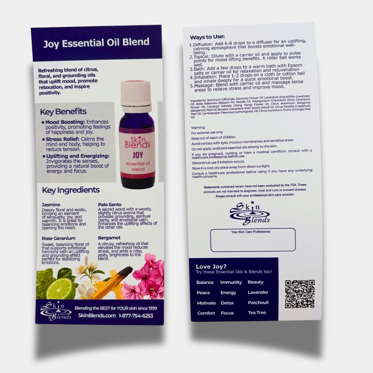 Joy Essential Oil 15ml - Skin Blends