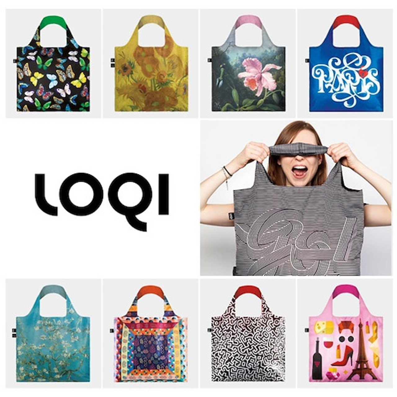 Foldable bags store