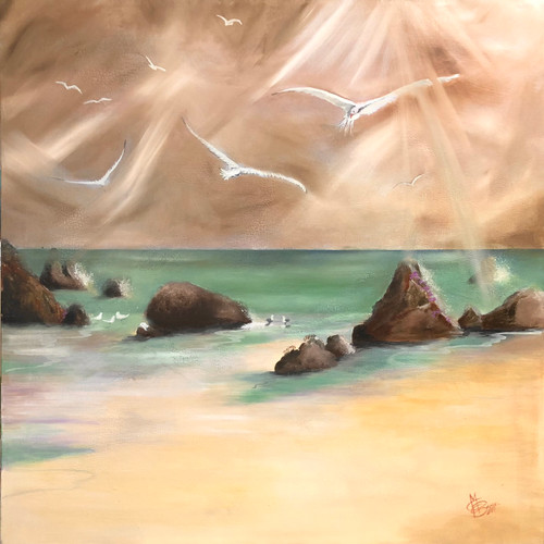 "Through the Water - Seagulls" by Mara Szyp "Through the Water - Seagulls" by Mara Szyp