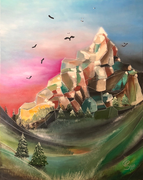 "Tulameen Mountain" by Mara Szyp "Tulameen Mountain" by Mara Szyp