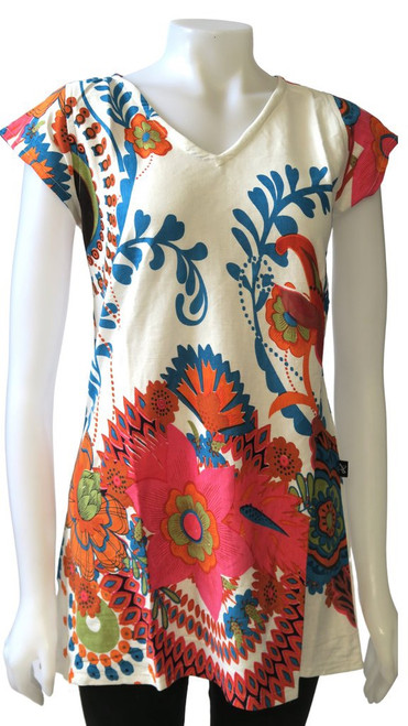 Leopards & Roses® Cotton Floral Top Leopards & Roses® Cotton Floral Top