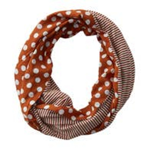 Dots & Stripes Infinity Scarf