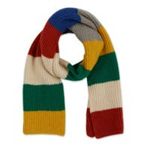 Oblong Scarf Bold Colour Stripes