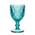 Abbott® Turquoise Glass 'Jewel & Bead' Design Goblet