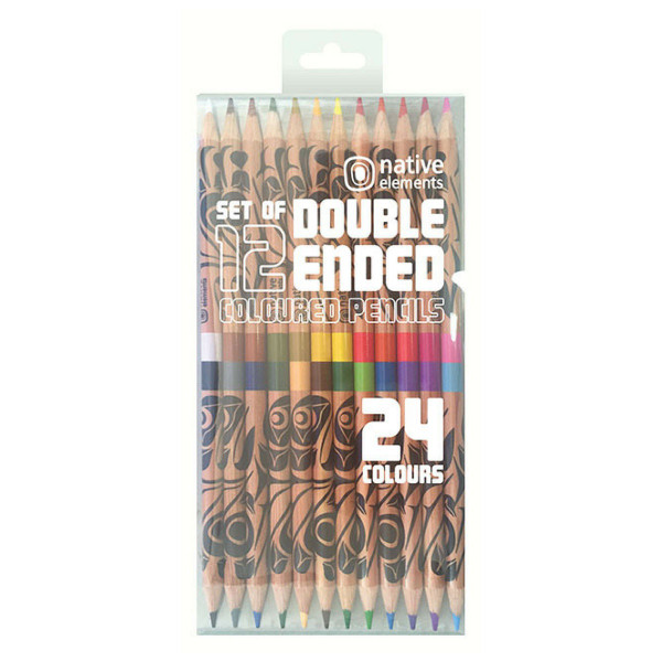 Native Elements® Double Ended Coloured Pencil Set