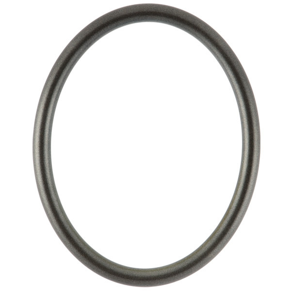 black oval photo frame