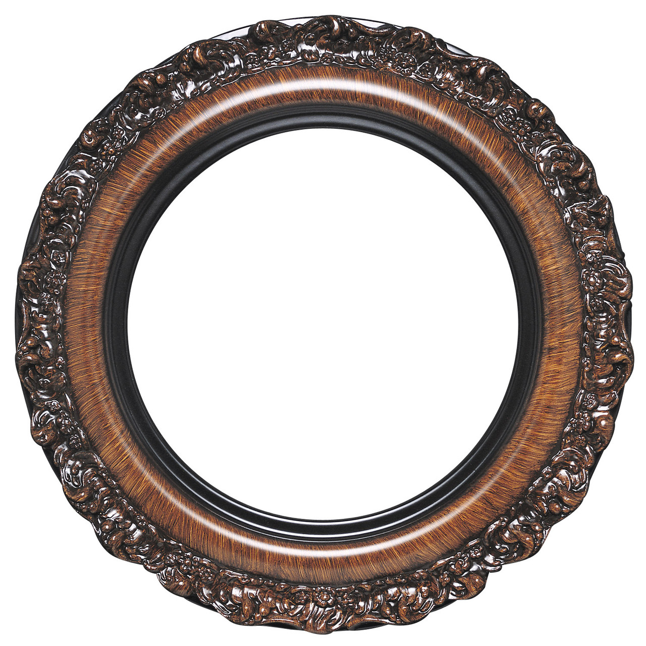 推定20年代 Dark Amber Round frame Circle Frame | Series 454 Vintage Walnut