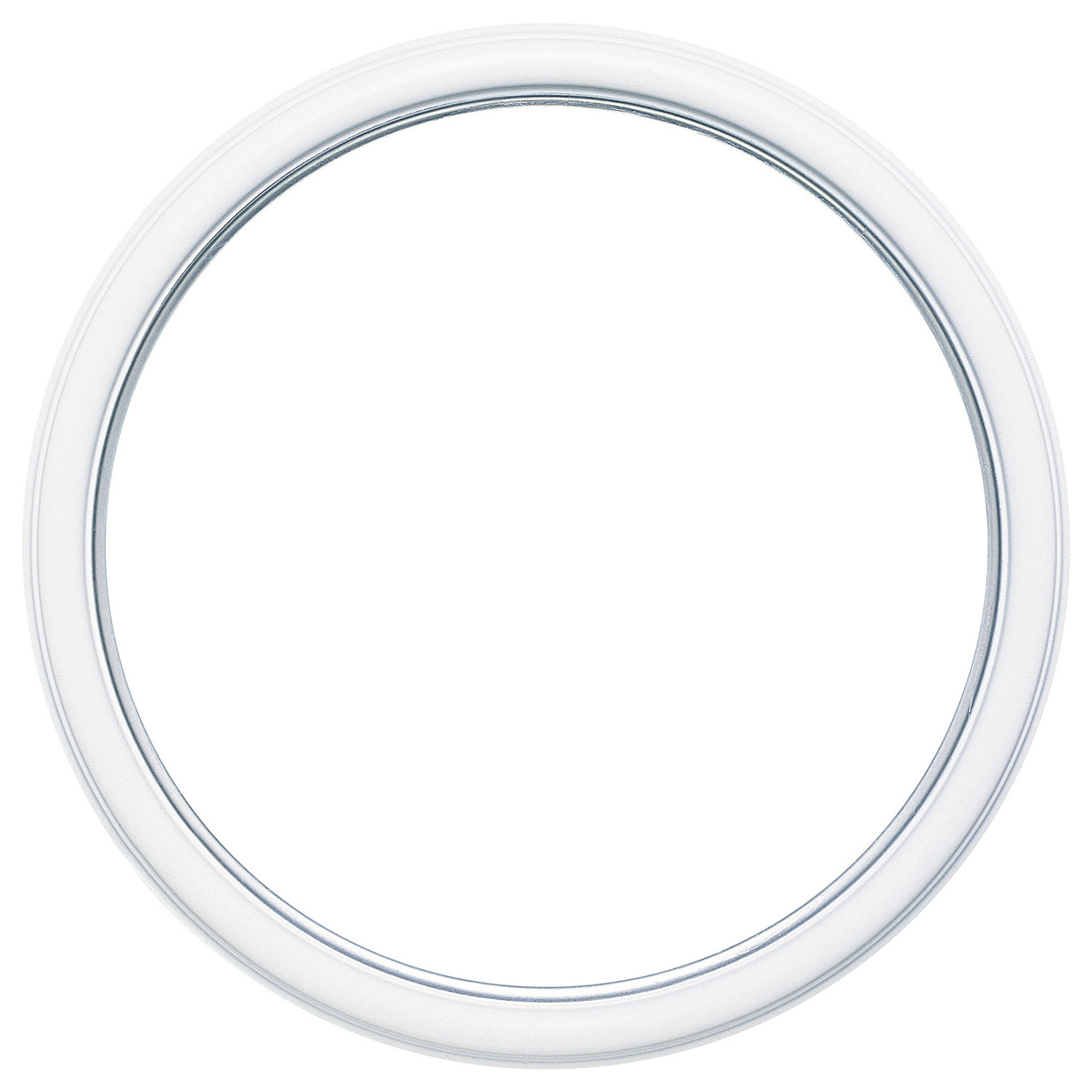 【最終値下げ】Lu.Official Sheer Circle Tank 白 Circle Frame | Series 551 Linen White with Silver Lip