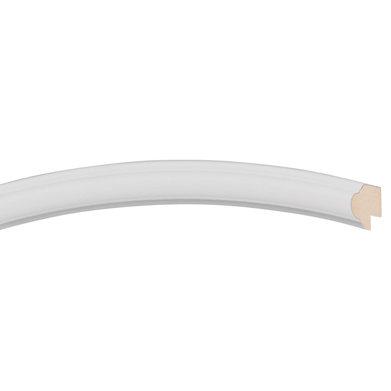 Circle Frame | Series 551 Linen White with Silver Lip