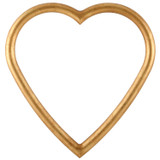 #250 Heart Frame - Gold Leaf