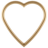 #250 Heart Frame - Gold Spray