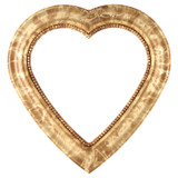 #458 Heart Frame - Champagne Gold
