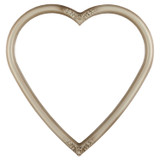 #554 Heart Frame - Taupe