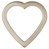 #820 Heart Frame - Silver Shade
