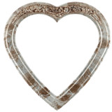 #821 Heart Frame - Champagne Silver