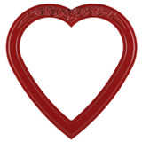 #821 Heart Frame - Holiday Red