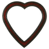 #822 Heart Frame - Vintage Cherry