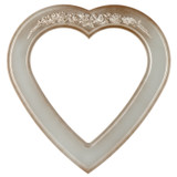 #831 Heart Frame - Silver Shade