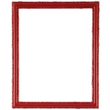 #553 Rectangle Frame - Holiday Red