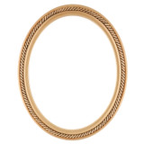 #604 Oval Frame - Gold Paint