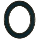 #832 Oval Frame - Royal Blue