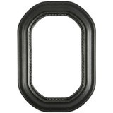 #456 Octagon Frame - Black Silver